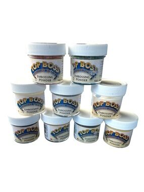 Top Boss Embossing Powder Set - Assorted Colours